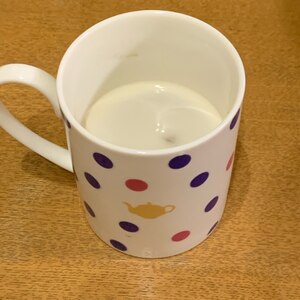 シナモン風味のホットミルク